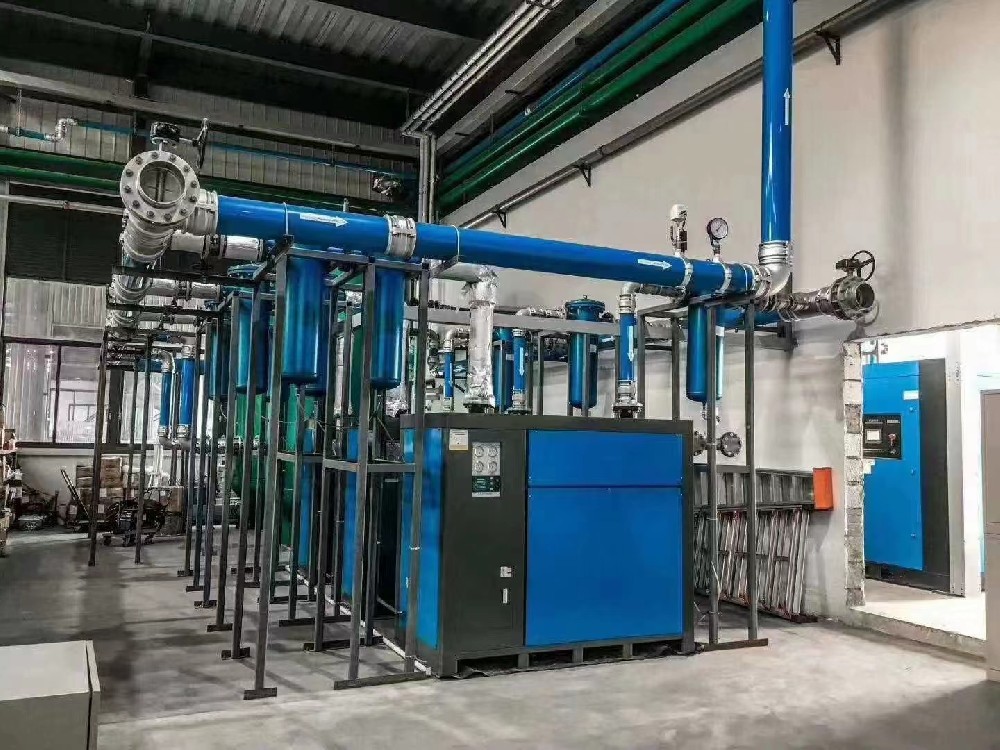 螺桿空壓機(jī)及凈化設(shè)備鋁合金管道安裝